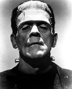 Boris Karloff as Frankenstein