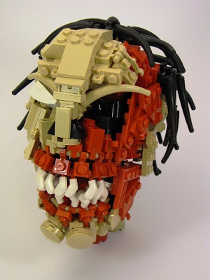 LEGO Zombie Head by Chris Maddison